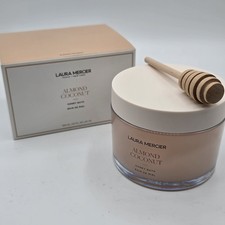 NEW Laura Mercier Almond Coconut Honey Bath w/ Wooden Dipper 8.4 oz