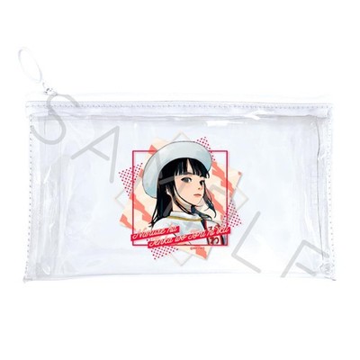 Naruse is going to take over the world'' Flat Clear Pouch C Akari 185×105mm