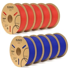 【Buy 6 Get 4 Free,Add 10】ELEGOO PLA+ 3D Printer Filament PLA Plus 1kg 1.75mm
