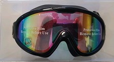 Swim Goggles Adult Anti-Fog W/ Nose Clip  Ear Plugs - New In Box