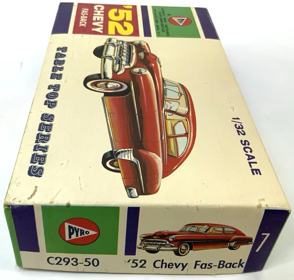 Vintage Pyro Table Top Series ‘52 Chevy Fas-Back, 1:32 Scale Complete - Image 4 of 4