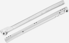 REJS Metal Roller Drawer Slides/Runners Bottom fix Metal White 250mm 600mm