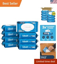 Hypoallergenic Flushable Wipes - 8 Flip-Top Packs of 42 Each, Unscented