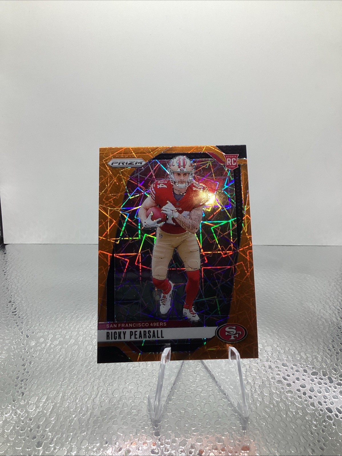 2024 Panini Prizm Ricky Pearsall Orange Lazer #383