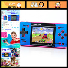 Portable Handheld Game Console for Kids, 220 Retro Games, 3.0  IPS Screen, Recha