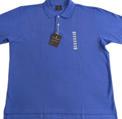 Steve & Barry's Polo Shirt Men's Blue Sz Xl Short Sleeve Collared Solid Top NWT