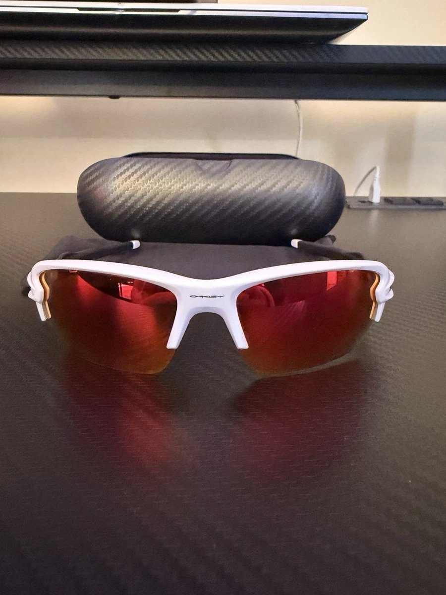 Oakley White Red Sunglasses for Men for sale | eBay