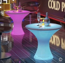 Assorted Cordless Light Up TABLE LED Furniture Party Events Home