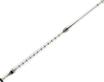 Stealth STH11 White Stained Black Tribal Overlay Pool/Billiards Cue Stick