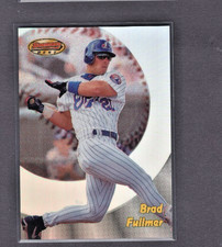 1998 BOWMAN'S BEST REFRACTOR MISSING SERIAL NUMBER 112 BRAD FULLMER ROOKIE EXPOS
