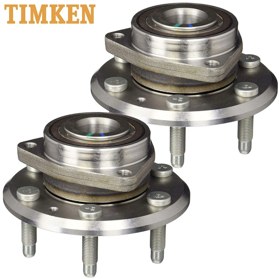 Par de bujes de cojinetes de rueda delantera Timken para Buick Enclave Chevy Traverse GMC Acadia Foto 4 de 4