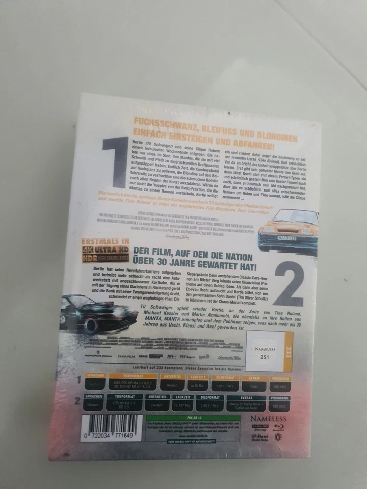 Manta Manta 1+2 - Schuber Edition - 2 Mediabooks - lim. 222 - NEU/OVP - Bild 2 von 2