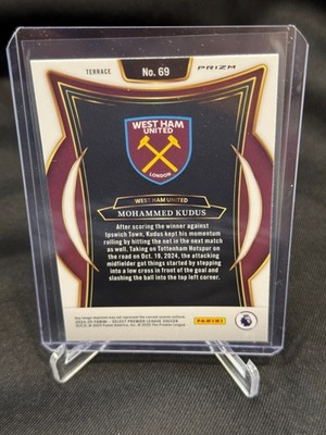 24-25シーズン クドゥス 2024-25 Panini Select Premier League #244 Mohammed Kudus White