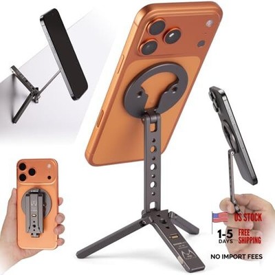 Ultra-Compact Magnetic Tripod for iPhone | Foldable Hook Design, 20 N52 