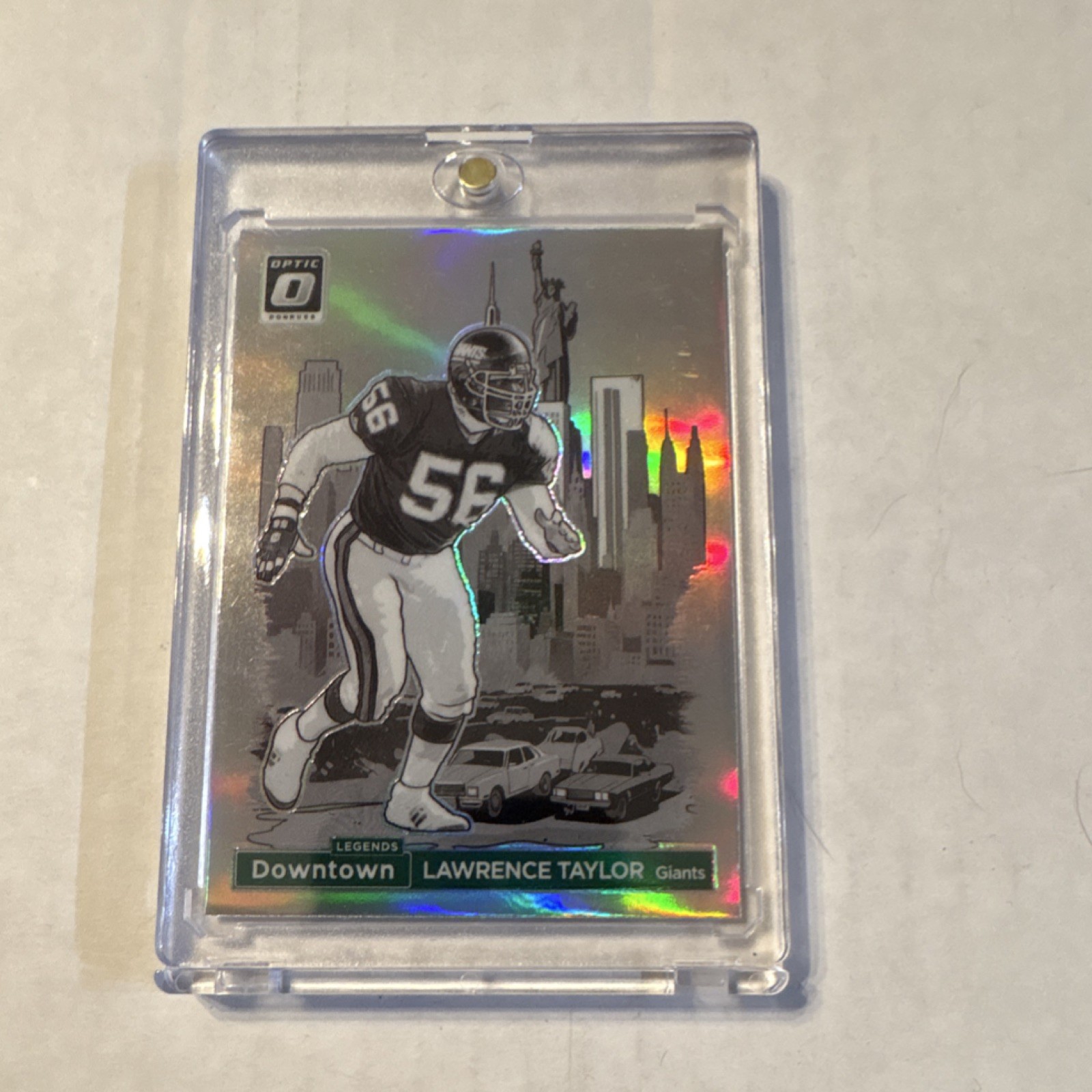 2024 Panini Donruss Optic - Lawrence Taylor #10 Downtown Prizm Giants NFL
