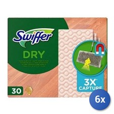 6x Bundle Swiffer Panni Di Ricambio Dry Legno Honey X 36