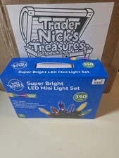 Winter Wonder Lane  Super Bright LED Mini Light Set 350 Multi Color Lights 