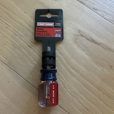 Craftsman Slotted Flathead Stubby Screwdriver 1/4" x 1-1/2" Made in USA 4151