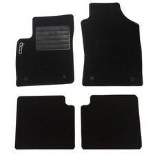 TAPPETINI AUTO IN MOQUETTE CON 4 CLIP DI FISSAGGIO COMPATIBILI CON 500 DEL 2013 