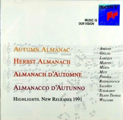 Autumn Almanac - Highlights, New Releases 1991 - CD, VG