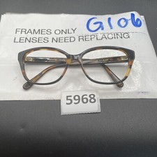 Coach Eyeglasses HC 6103 5443  Black Tort Gltr Varsity Stripe 54-16-140 G106