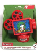 New Peanuts Reel to Reel Tabletop Decor - Flashing Lights & Music Decor