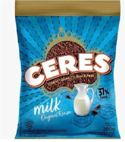 Ceres Hagelslag Reis Schokolade Streuen Milch & festlicher Reisbeutel beste Qualität - Bild 2 von 5