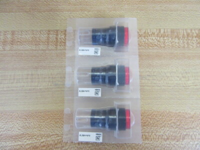 IDEC AL6M-P4P-R Red Lamps AL6MP4PR (Pack of 3)