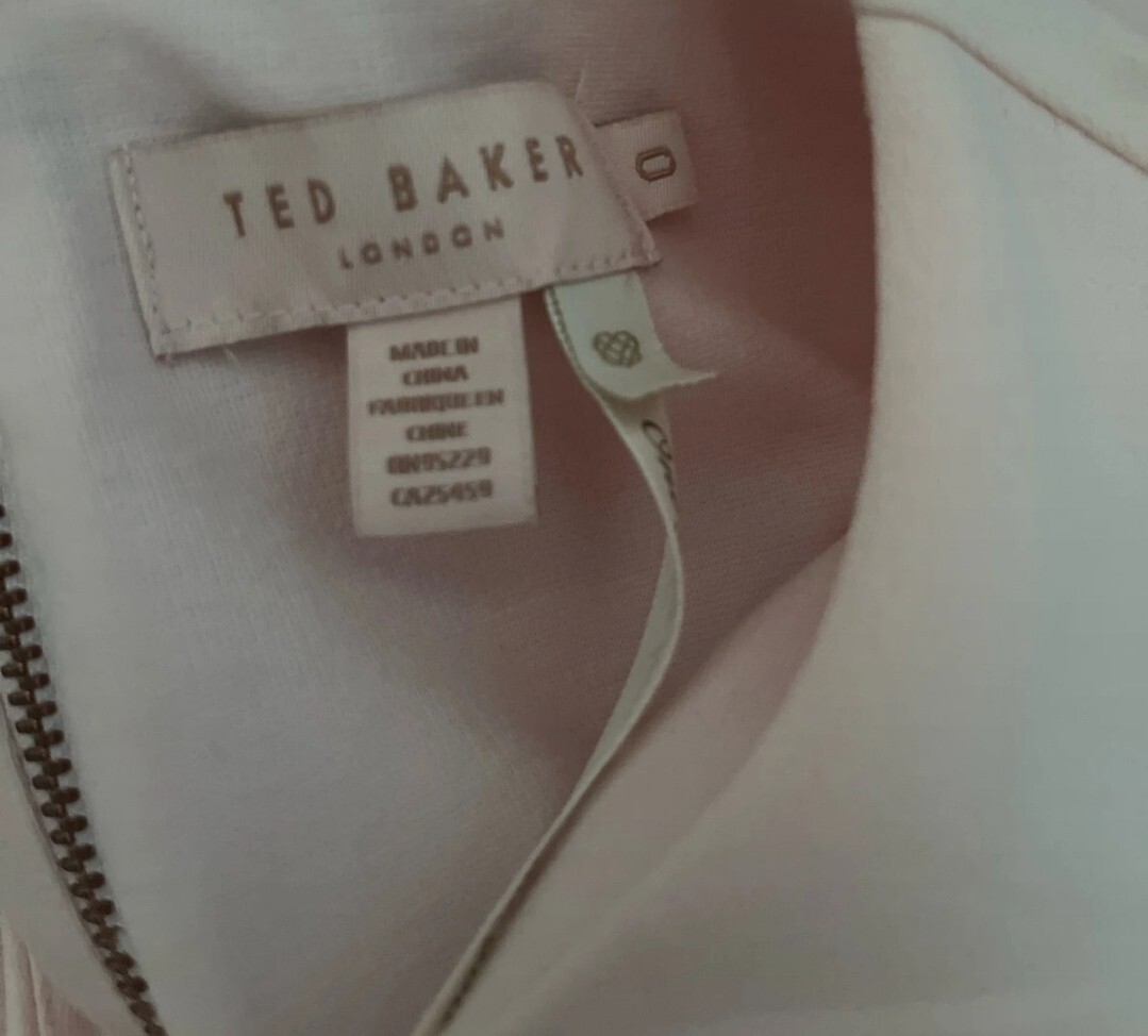 Ted Baker Betil Side Bow Embellished Tunic Dress Size 0 Uk 6 | eBay UK