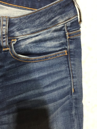 American Eagle Outfitters Jegging Womens 2 Long Med. Wash Pockets Stretch - Picture 2 of 9