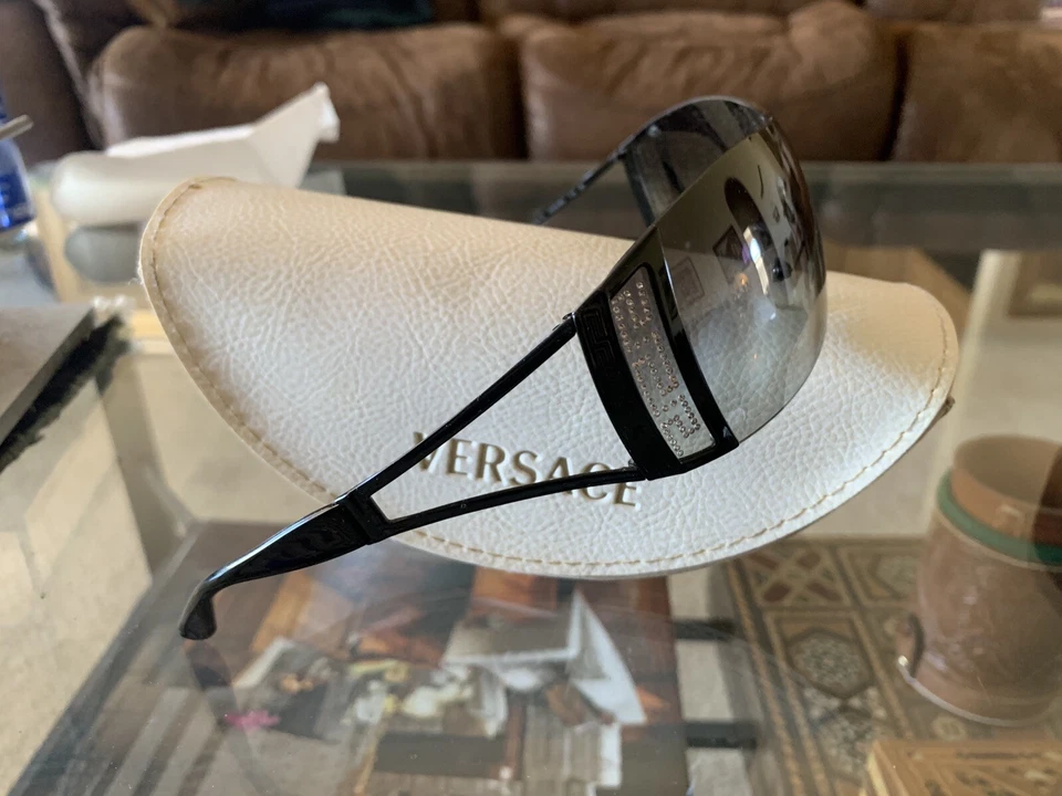 Gafas de sol Versace MOD 2058-B 1009/8G negras para mujer SIN FALTAN CRISTALES protectoras