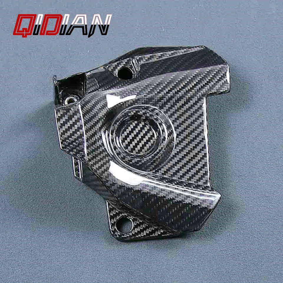 For 2013-2020 YAMAHA MT09 FZ09 Carbon Fiber Motorcycle Sprocket Cover Fairing — 第 2/4 张图片