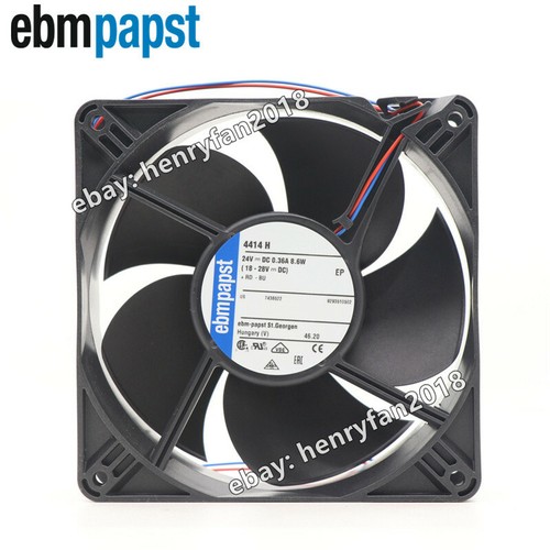 Ebmpapst 4414H Axial Fan 24V 8.6W 0.36A 120*120*38MM 2-wire Inverter Cooling Fan - 第 1/6 張圖片