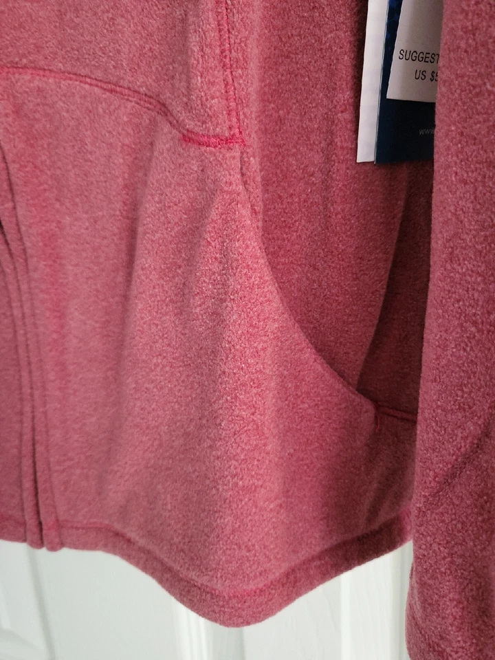 Sudadera con Capucha Sierra Blanca Para Mujer Pequeña Rosebud Cremallera Completa Suave Foto 4 de 4