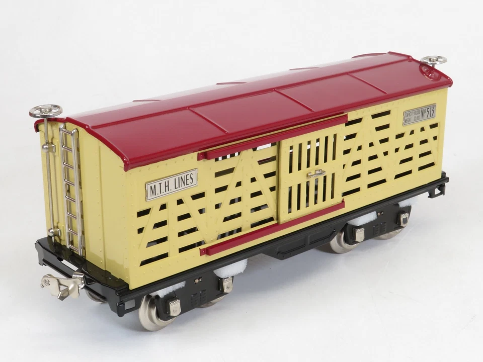 Tinplate Traditions by MTH 10-1088 No 500 Cattle Car, Standard Gauge - Image 4 of 4