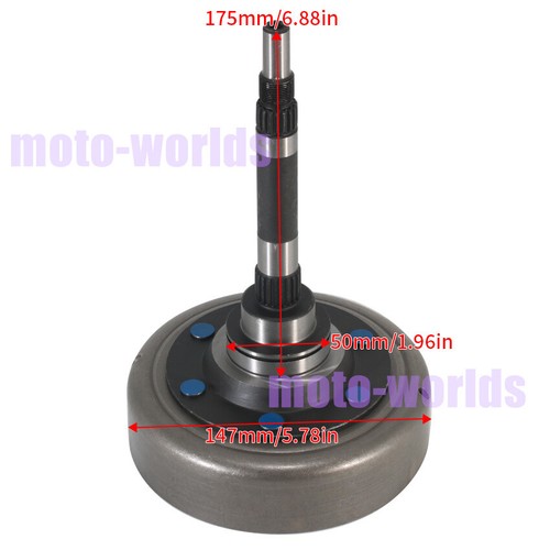 For Excalibur CENTRIFUGAL WET CLUTCH HOUSING UTV 500 / UTV 700-4 700-5 LU022728 - Picture 2 of 9