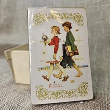 Vintage Redi-Slip Playing Cards Special Edition Norman Rockwell new