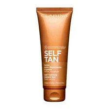 CLARINS SELF TANNING INSTANT GEL, Fresh and Non Oily, 4.4oz SEALED IN TESTER BOX
