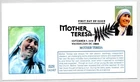 #4475 MOTHER TERESA FIRST DAY OF ISSUE FDC, CALCUTTA INDIA, VATICAN