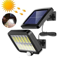 120 COB Solar Motion Sensor Light Outdoor Garden Security Lamp Floodlight