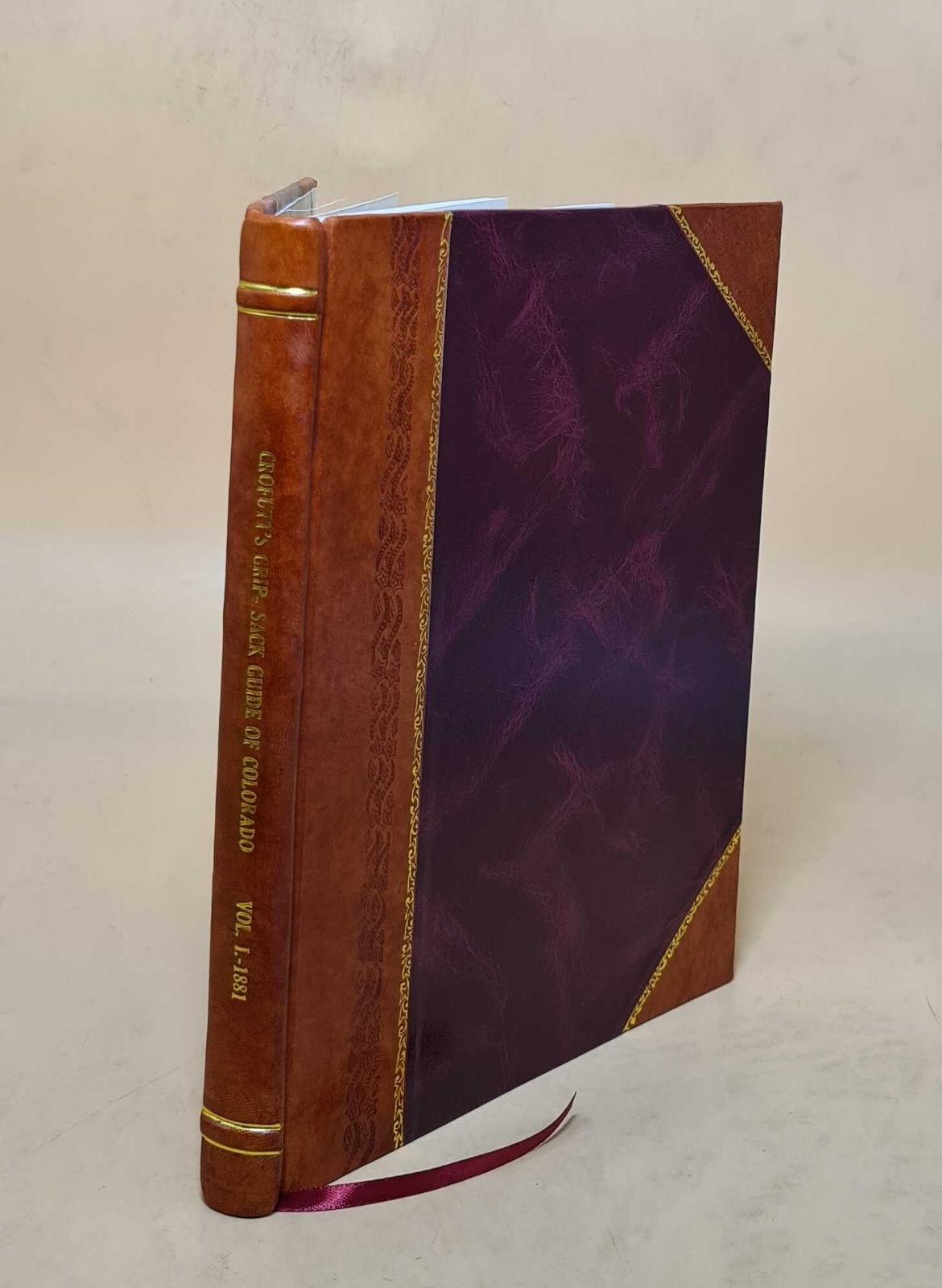 Crofutts Grip-Sack Guide of Colorado Encyclopedia Leather Bound Classic