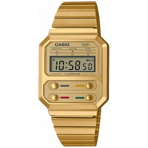 NUOVO CASIO Pac-Man Gold A100WEG-9AEF Unisex TOP SELLER Vintage Unisex Nuovo  | eBay