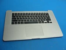 MacBook Pro A1398 2013 ME294LL 15" Top Case Palmrest NO Battery Silver 661-8311