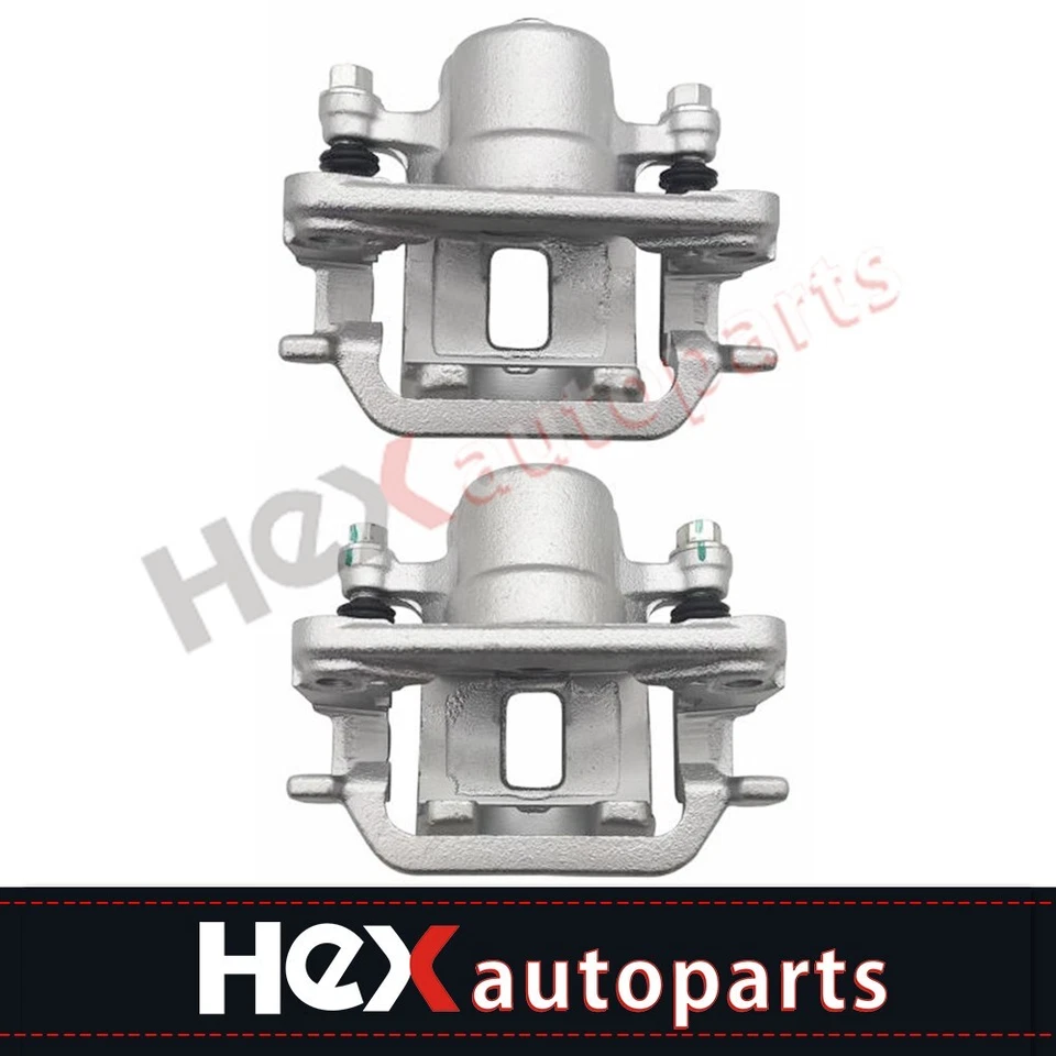 一对适用于 2003 2004 年 2005 年日产 350Z 英菲尼迪 G35 后制动卡钳带支架 — 第 3/4 张图片