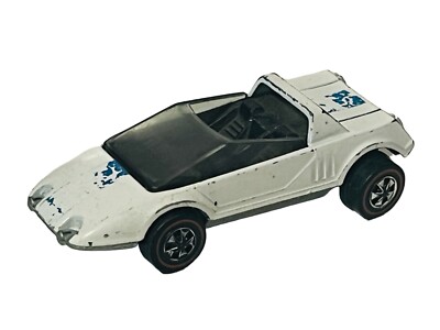 Hot Wheels Red Line vtg car Redline Mattel die-cast 1969 Jack Rabbit White Blue