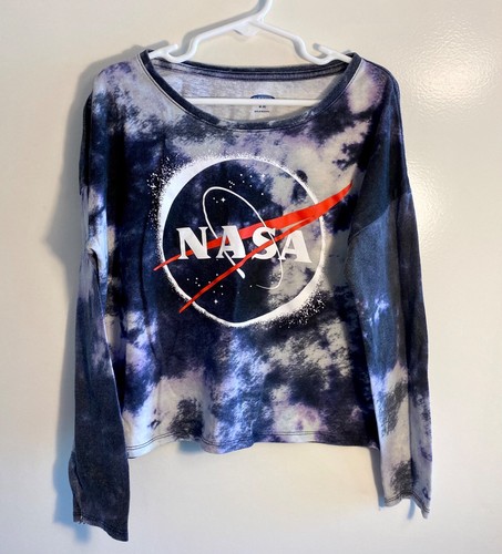 Old Navy Girls Tie Dye NASA Long Sleeve 