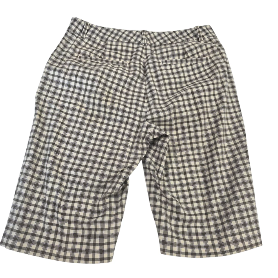 Pantalones Cortos Chinos LRL Lauren Active Ralph Lauren Para Mujer Marrón Talla 6 Cuadros Informales Foto 2 de 4