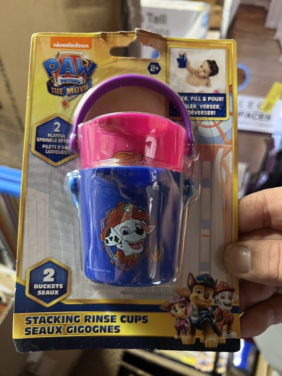 Paw Patrol Stacking Rinse Cup Bath Toy Nickelodeon Brand New In