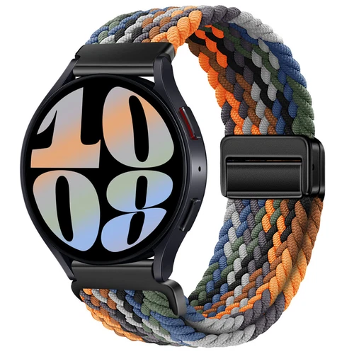 Correa de reloj de pulsera magnética de nailon trenzado de 18 mm 20 mm 22 mm correa de liberación rápida - Imagen 50 de 169