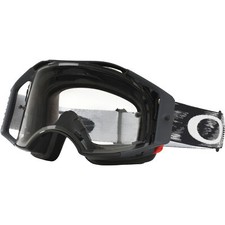 Oakley Airbrake MX Goggle 57-979 Jet Black Speed Frame Clear Lens Anti Fog